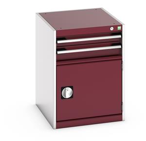 40018021.** Bott Cubio drawer cabinet with overall dimensions of 525mm wide x 650mm deep x 700mm high...